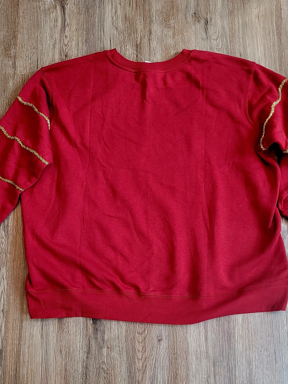 Kandy Kiss  Christmas Tree Sweatshirt - Women's Festive Pullover - Picture 3 of 3